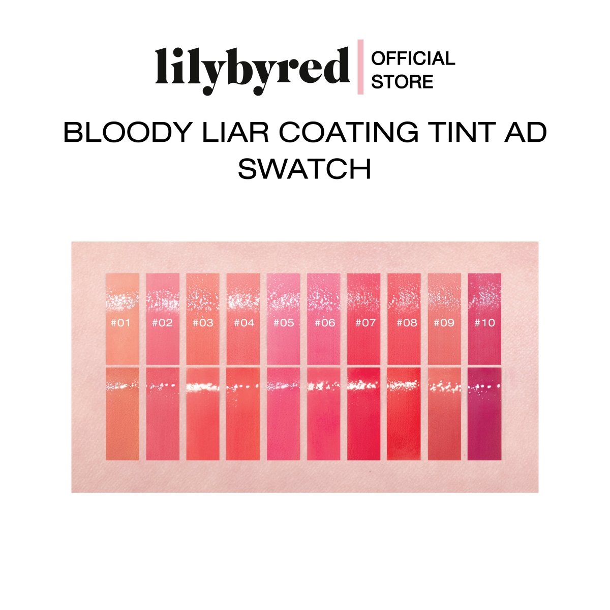 LILYBYRED Bloody Liar Coating Tint 4g - 5 Color to Choose Health & Beauty oceanbuy.ca markham toronto free ship USA asian korean skincare