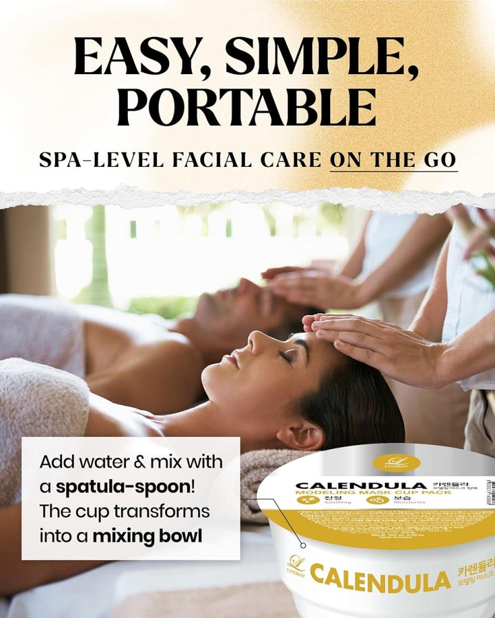 LINDSAY Modeling Mask Cup Pack 28g - Calendula Health & Beauty oceanbuy beauty markham toronto free ship USA asian korean skincare