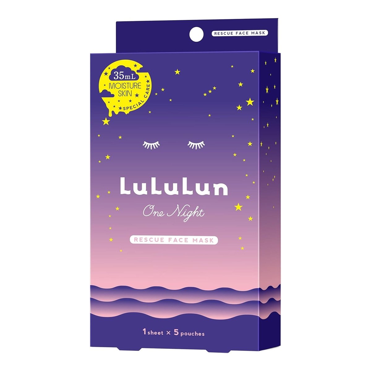 LULULUN One Night Rescue Face Mask 5 Sheets - MoisturizingHealth & Beautyoceanbuy.ca markham toronto free ship USA asian korean skincare