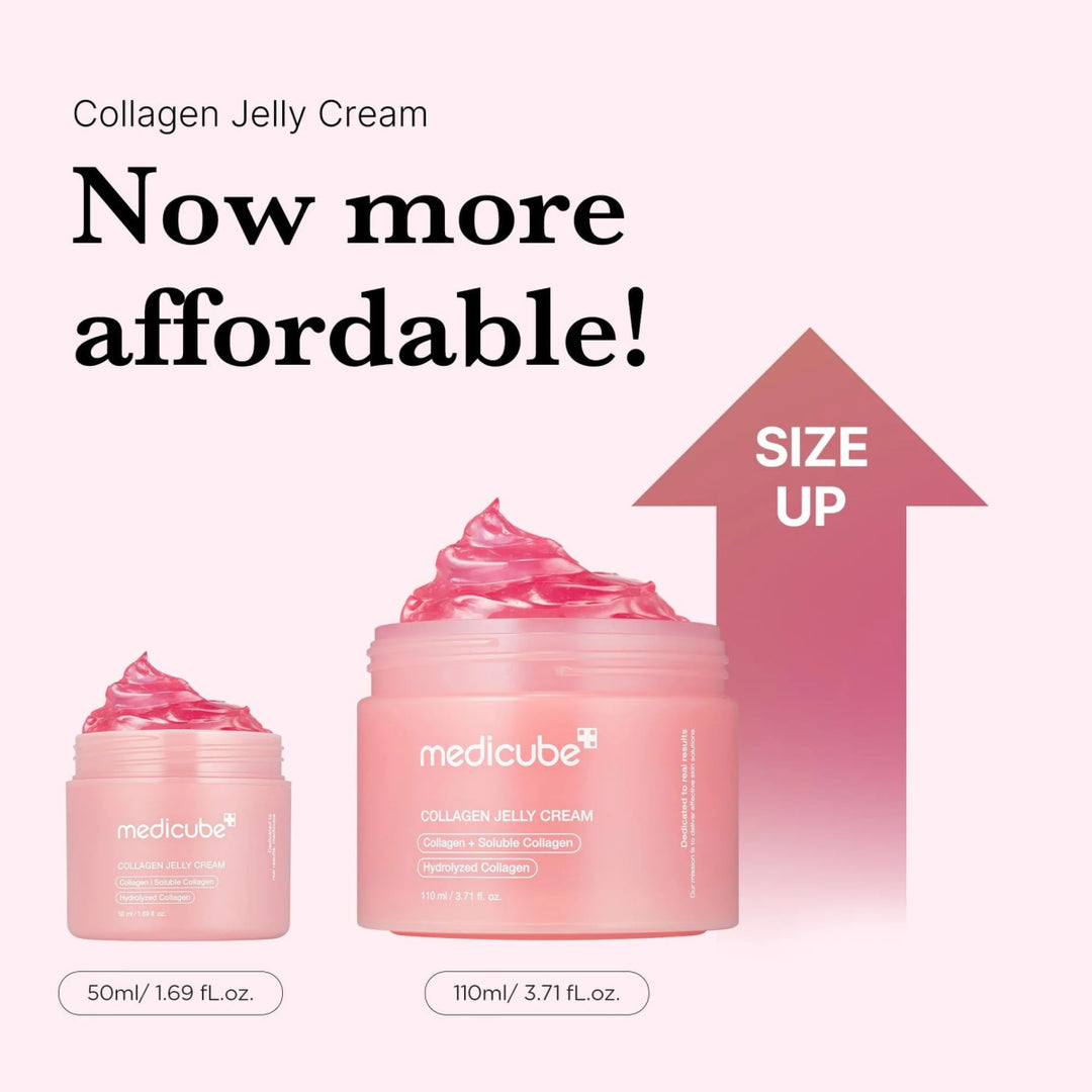MEDICUBE Collagen Jelly Cream 110ml size up