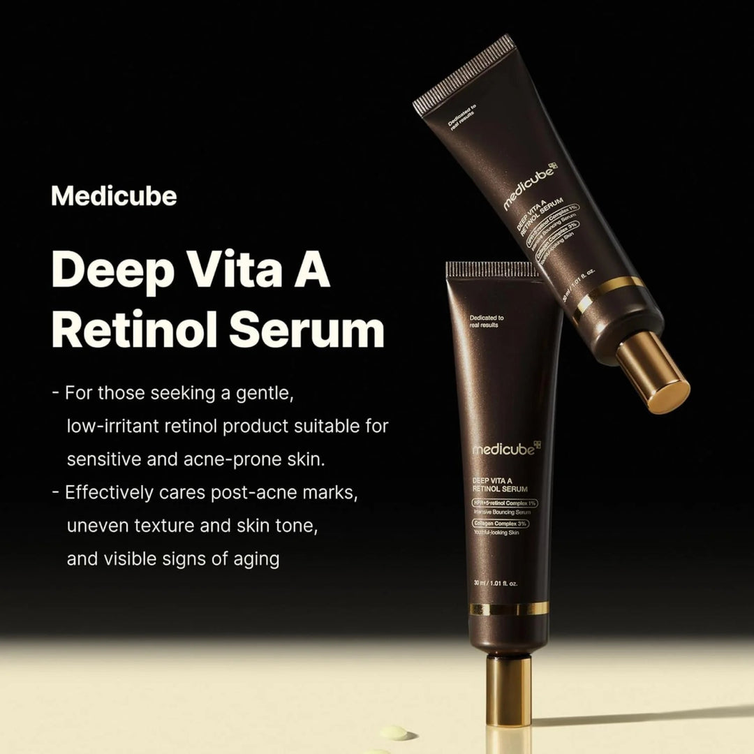 MEDICUBE Deep Vita A Retinol Serum 30ml Health & Beauty oceanbuy beauty markham toronto free ship USA asian korean skincare