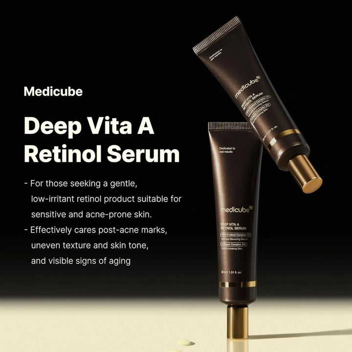 MEDICUBE Deep Vita A Retinol Serum 30ml Health & Beauty oceanbuy beauty markham toronto free ship USA asian korean skincare