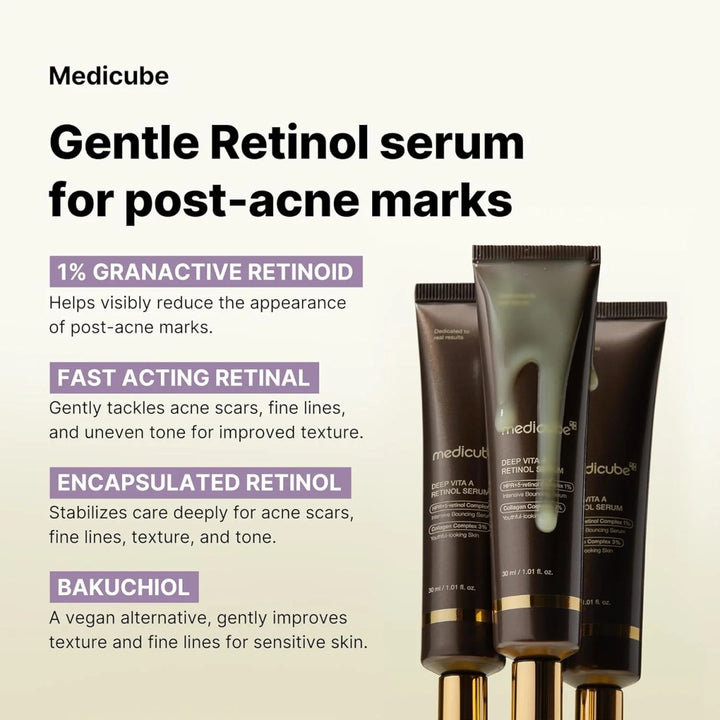 MEDICUBE Deep Vita A Retinol Serum 30ml Health & Beauty oceanbuy beauty markham toronto free ship USA asian korean skincare