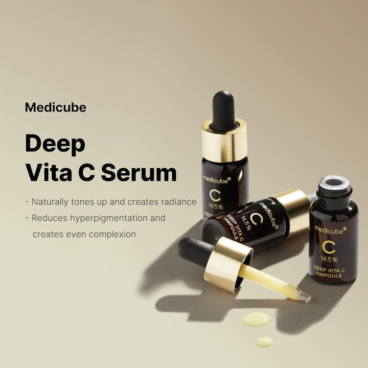 MEDICUBE Deep Vita C Ampoule 2.0 10g*3 Health & Beauty oceanbuy beauty markham toronto free ship USA asian korean skincare