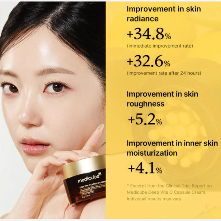 Vitamin golden boba cream capsule moisturizer to smooth texture and even skin tone