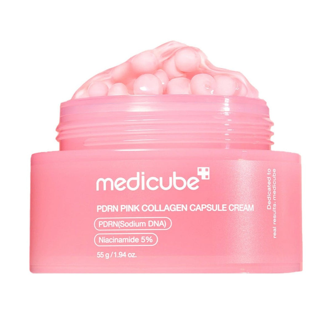 MEDICUBE PDRN Pink Collagen Capsule Cream 55g Health & Beauty oceanbuy beauty markham toronto free ship USA asian korean skincare