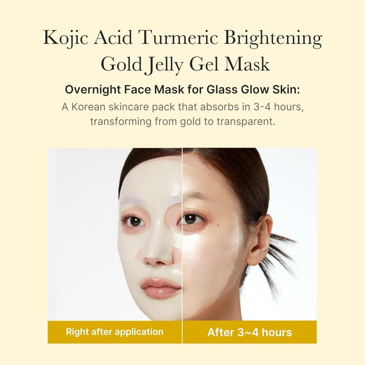 MEDICUBE Kojic Acid Turmeric Brightening Gel Mask 1Pcs Health & Beauty