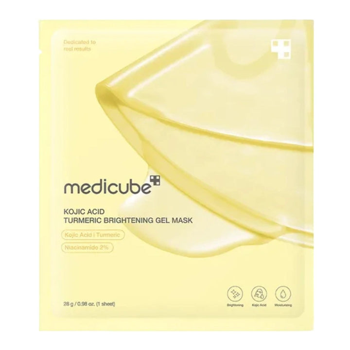 MEDICUBE Kojic Acid Turmeric Brightening Gel Mask 1Pcs Health & Beauty