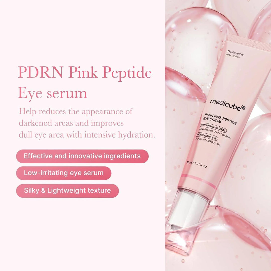 MEDICUBE PDRN Pink Peptide Eye Serum 30ml Health & Beauty
