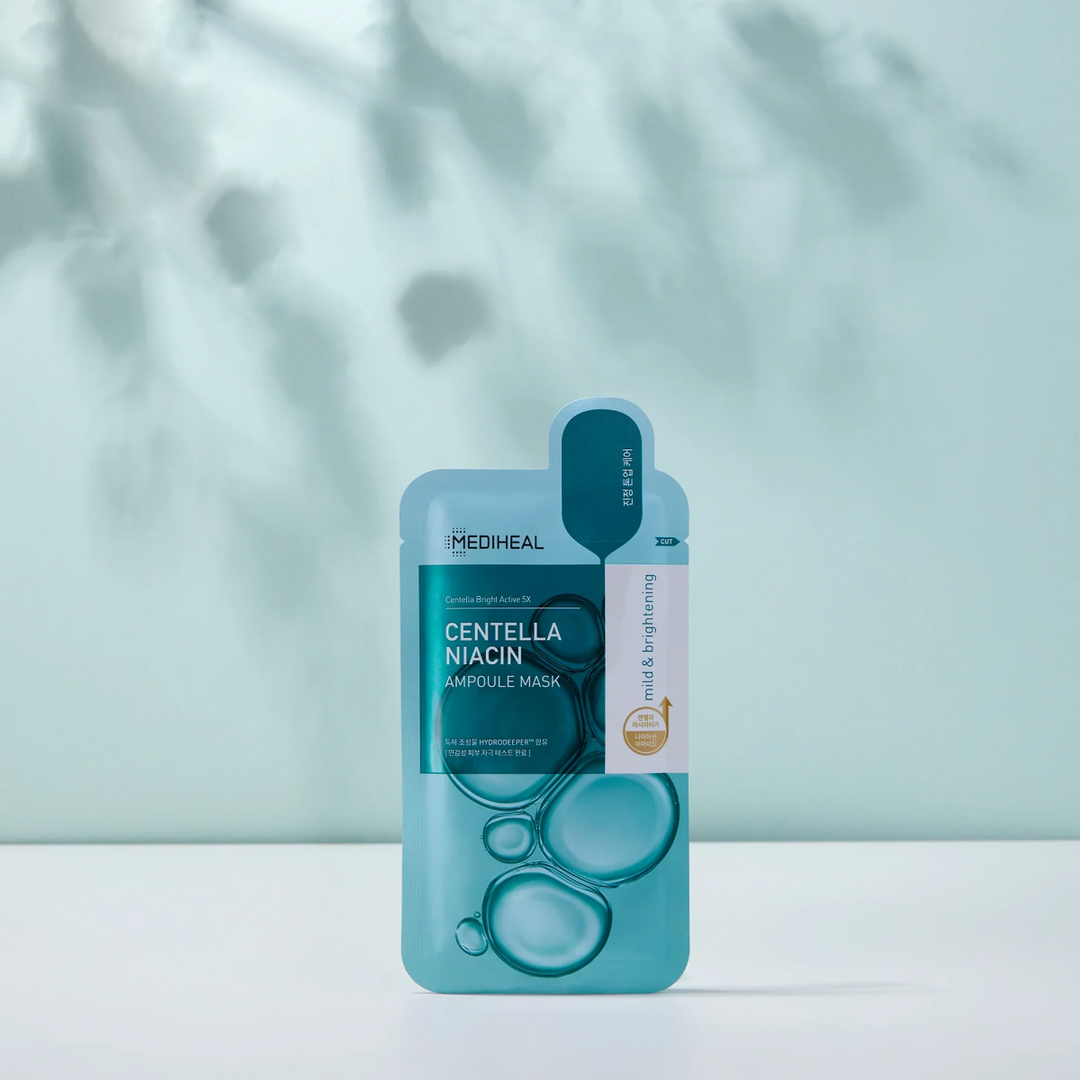 MEDIHEAL Centella Niacin Ampoule Mask 10Pcs Health & Beauty oceanbuy beauty markham toronto free ship USA asian korean skincare