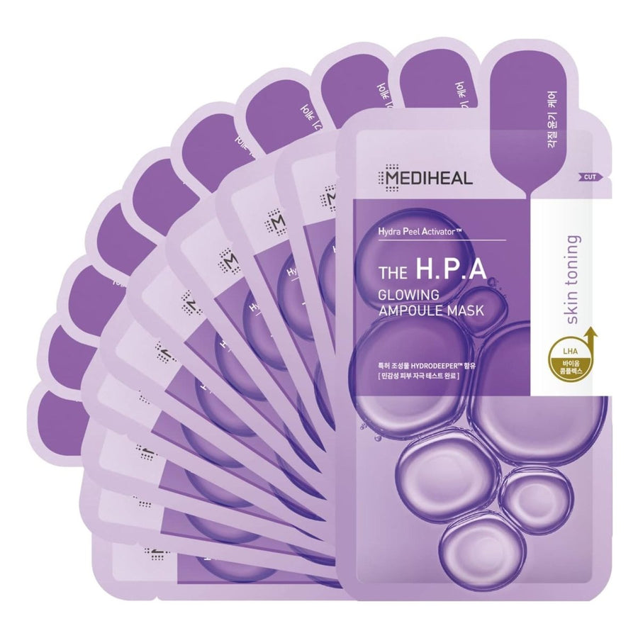 MEDIHEAL Derma Ampoule Mask H.P.A 10Pcs Health & Beauty Kbeauty markham toronto free ship USA asian korean