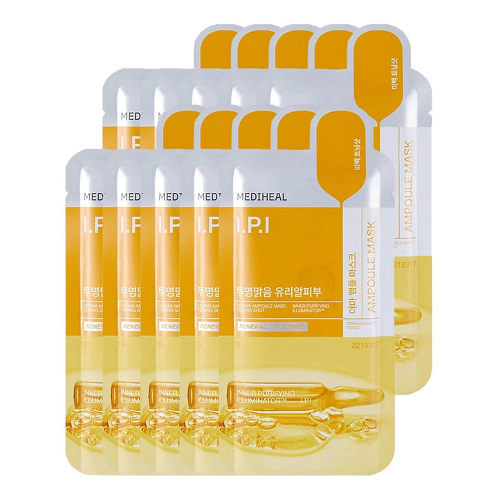 MEDIHEAL Derma Ampoule Mask I.P.I 10Pcs Health & Beauty Kbeauty markham toronto free ship USA asian korean
