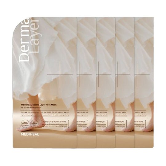 Mediheal Derma Layer Foot Mask 18ml 5Pcs/Box oceanbuy beauty markham toronto free ship USA asian korean skincare