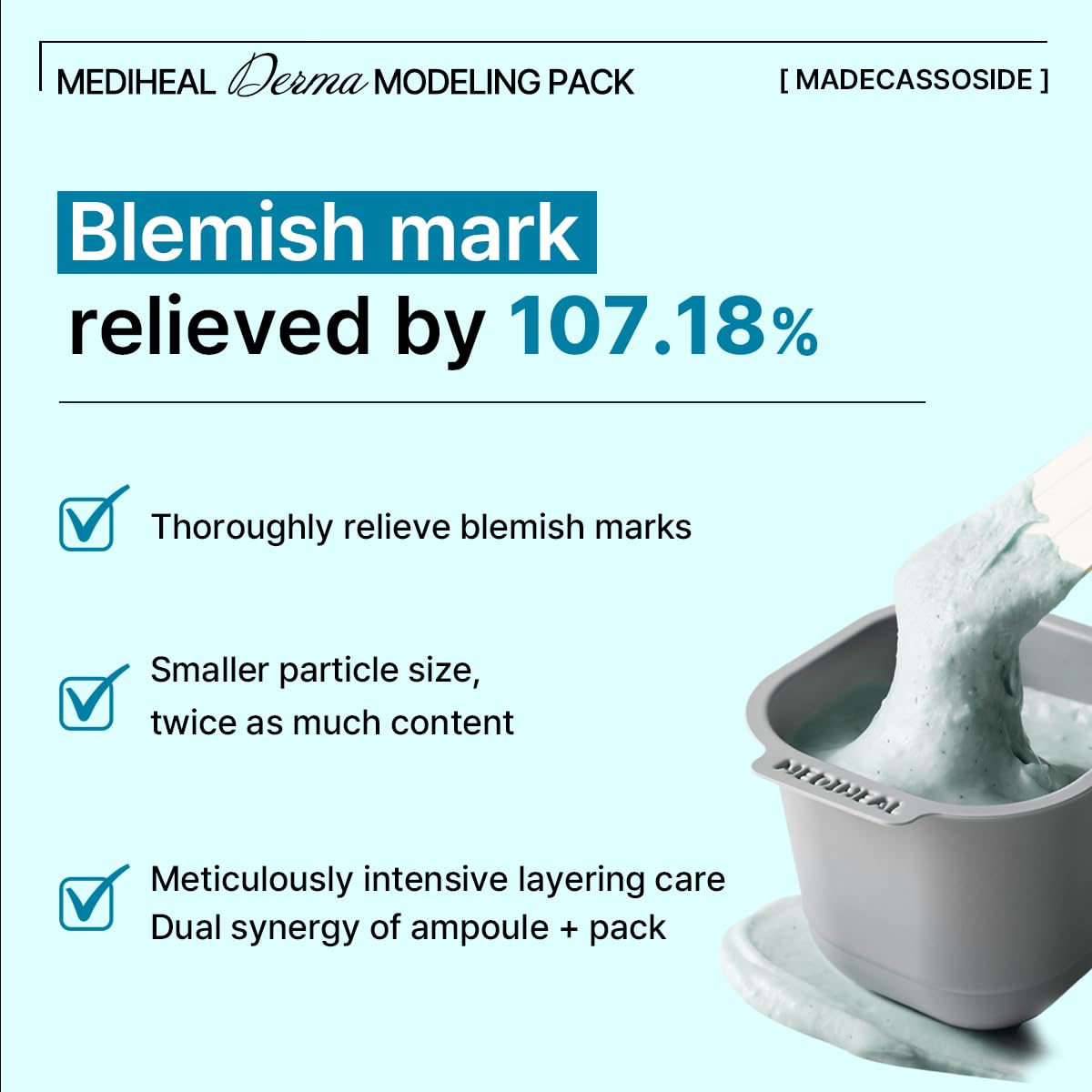 MEDIHEAL Derma Modeling Pack 28g - MadecassosideHealth & Beautyoceanbuy.ca markham toronto free ship USA asian korean skincare