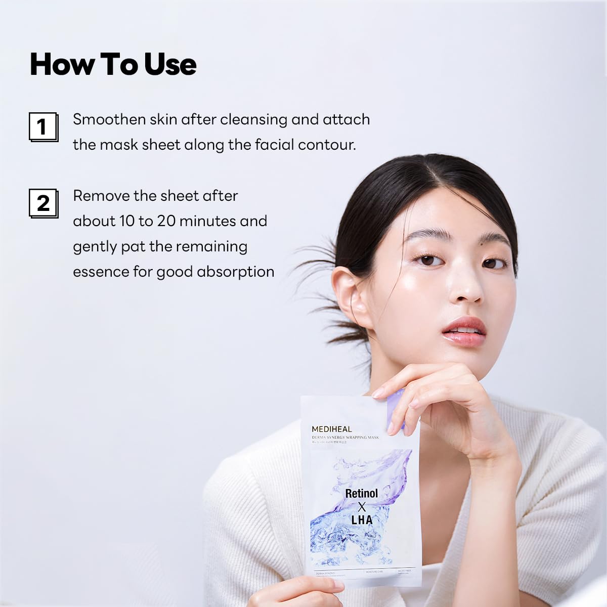 MEDIHEAL Derma Synergy Wrapping Mask 10Pcs - Pore Elasticity (Retinol X LHA) Health & Beauty oceanbuy beauty markham toronto free ship USA asian korean skincare