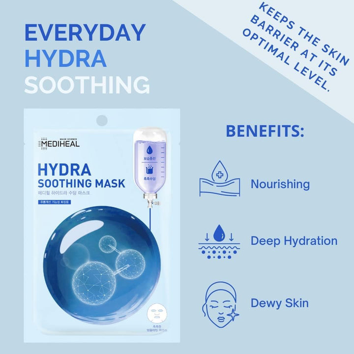 MEDIHEAL Hydra Soothing Mask 1Pcs Health & Beauty oceanbuy beauty markham toronto free ship USA asian korean skincare