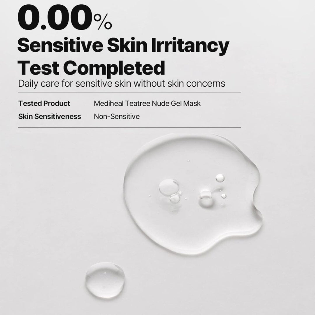 MEDIHEAL Nude Gel Mask Teatree 10Pcs Health & Beauty oceanbuy beauty markham toronto free ship USA asian korean skincare