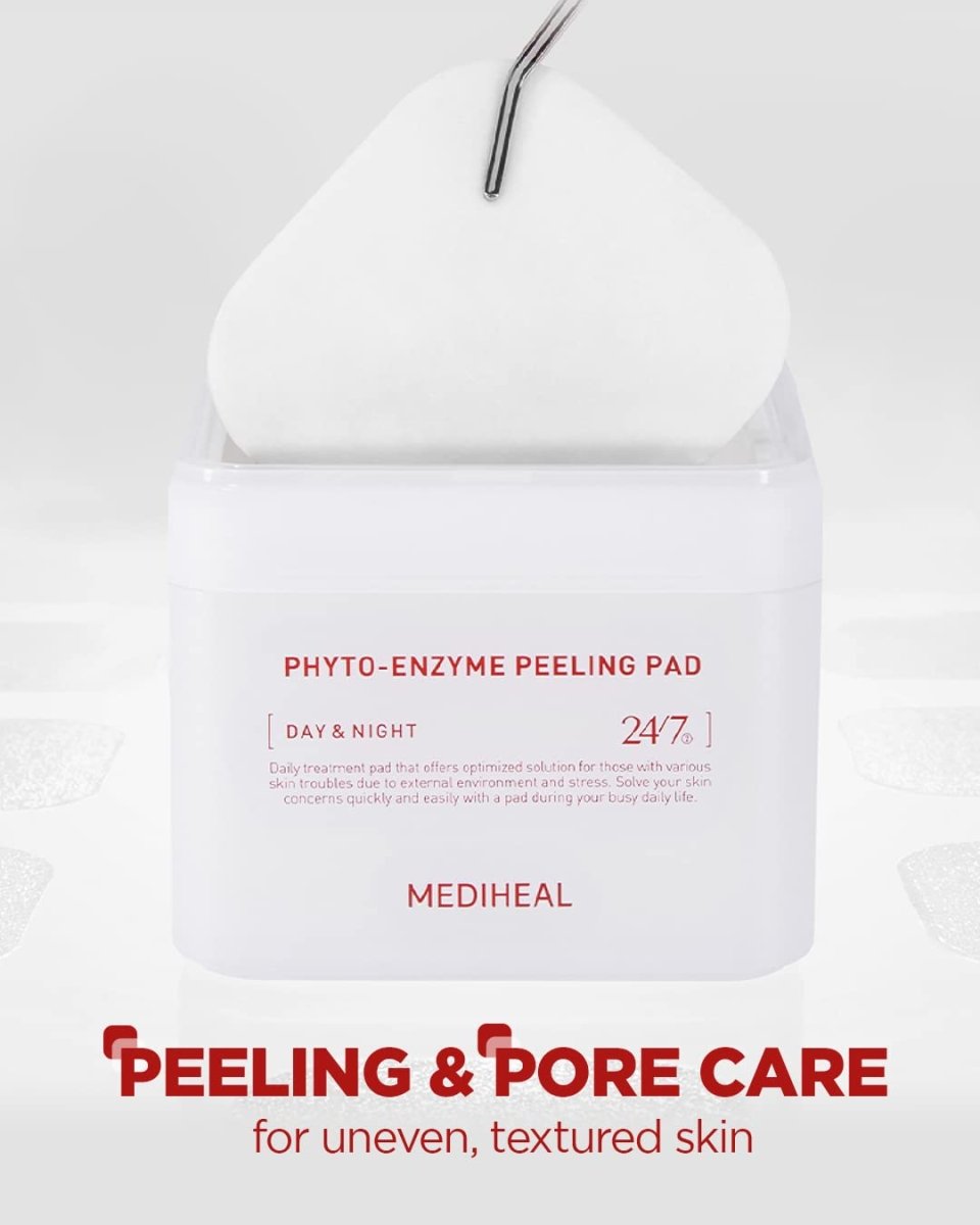 MEDIHEAL Phyto Enzyme Peeling Pad 90 Pads Health & Beauty oceanbuy.ca markham toronto free ship USA asian korean skincare