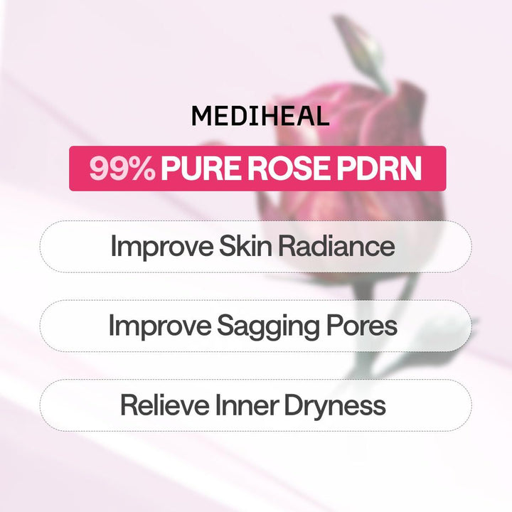 MEDIHEAL Rose PDRN Essential Sheet Mask 4Pcs Health & Beauty Kbeauty markham toronto free ship USA asian korean
