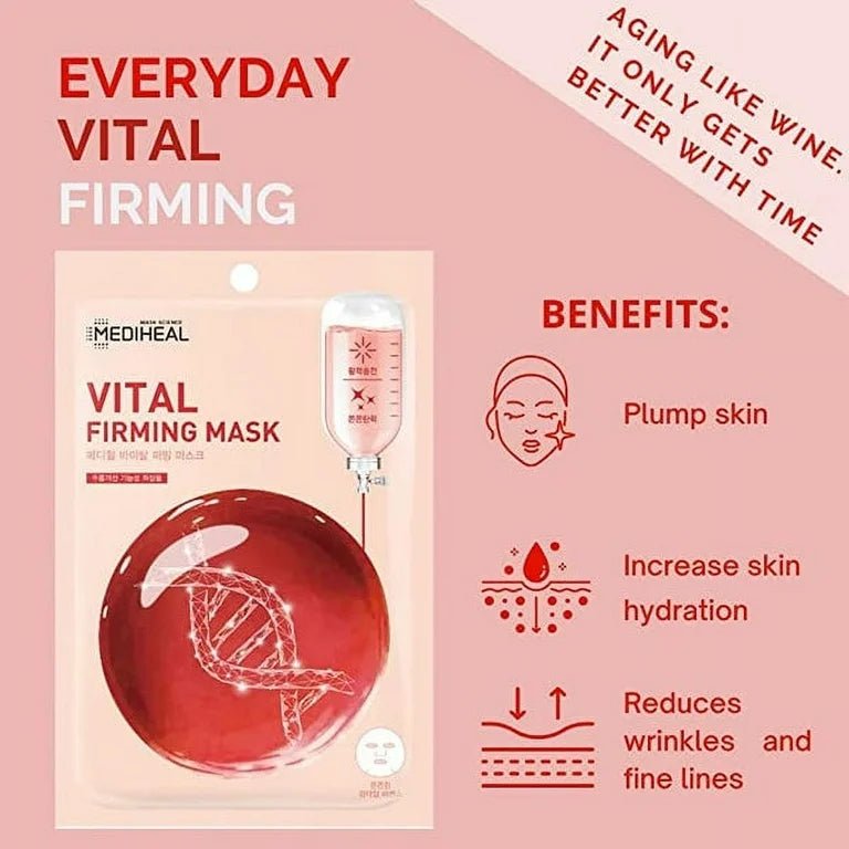 MEDIHEAL Vital Firming Mask 1Pcs Health & Beauty oceanbuy beauty markham toronto free ship USA asian korean skincare