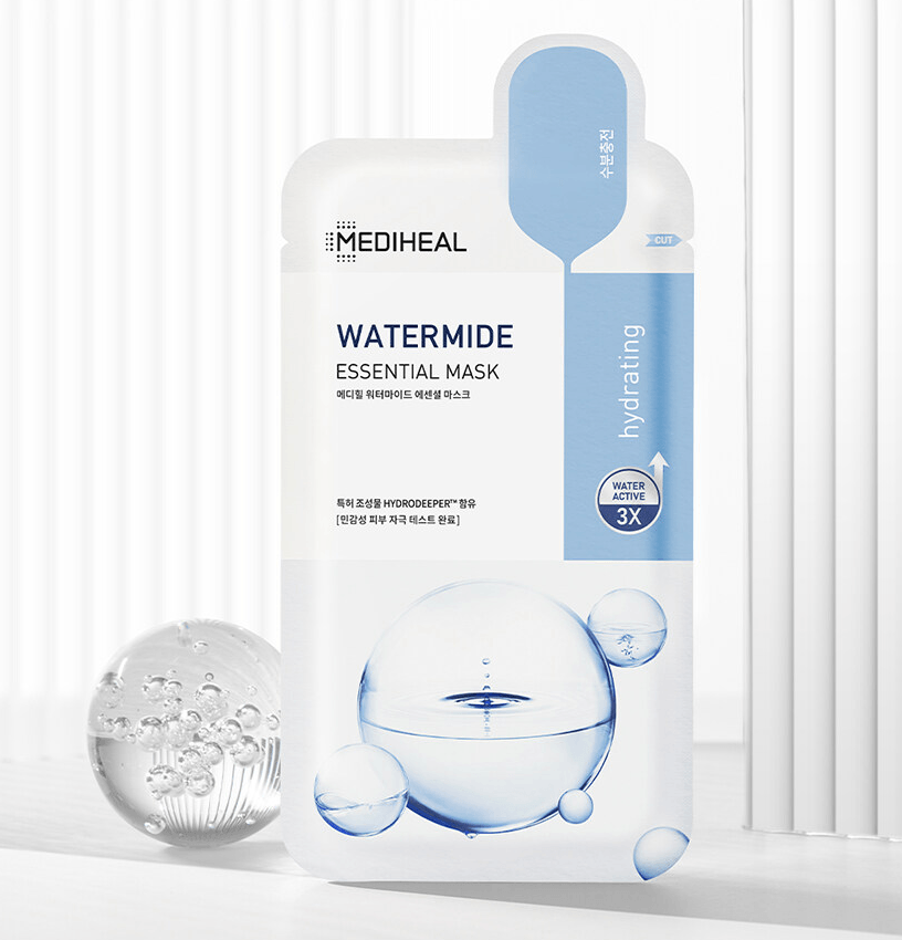 MEDIHEAL Watermide Essential Mask 24ml*10Pcs Health & Beauty oceanbuy.ca markham toronto free ship USA asian korean skincare