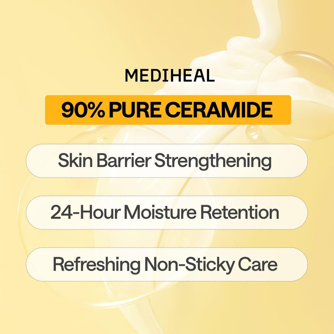 MEDIHEAL Ceramide Essential Sheet Mask - Moisture Barrier 10Pcs Health & Beauty 4