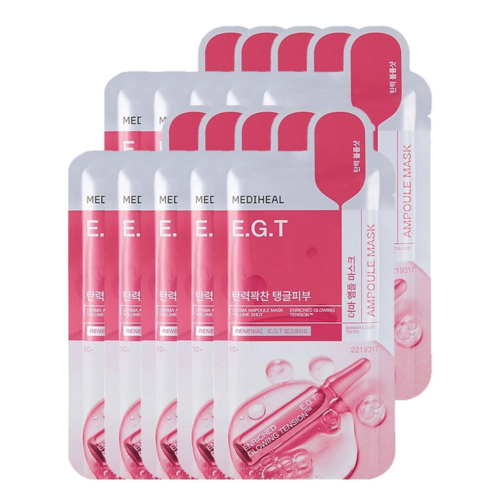 MEDIHEAL Derma Ampoule Mask E.G.T 10Pcs Health & Beauty