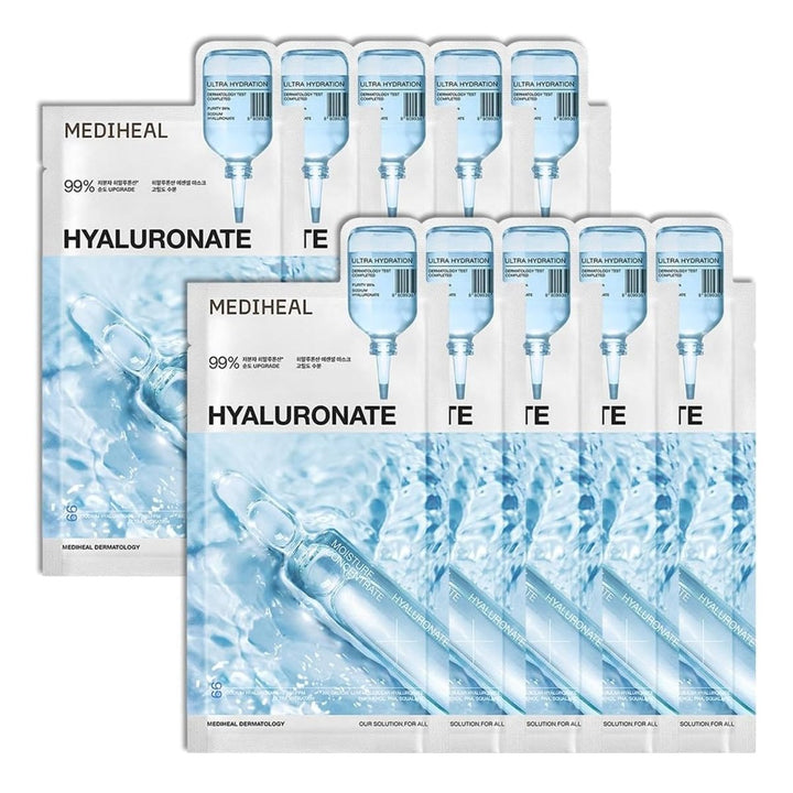 MEDIHEAL Hyaluronate Essential Mask - Ultra Hydration 10Pcs Health & Beauty 1