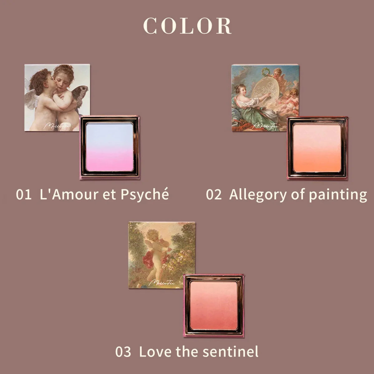 MILLEFEE Angel Gradation Blushes - 01 L'Amour Et Psyche Health & Beauty oceanbuy beauty markham toronto free ship USA asian korean skincare