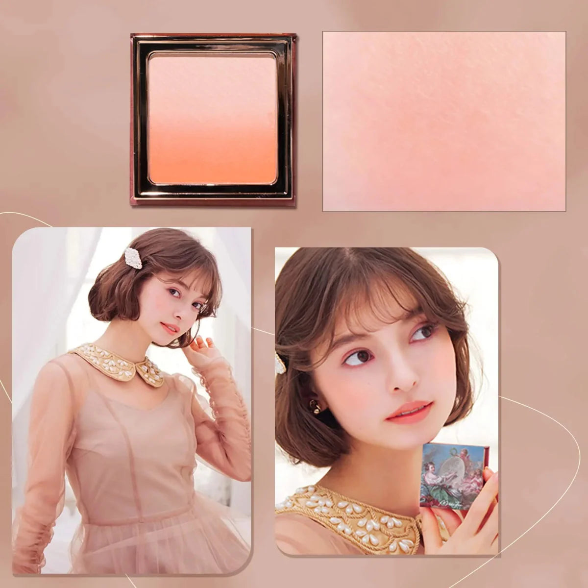 MILLEFEE Angel Gradation Blushes - 02 Allegory Of Painting Health & Beauty oceanbuy beauty markham toronto free ship USA asian korean skincare