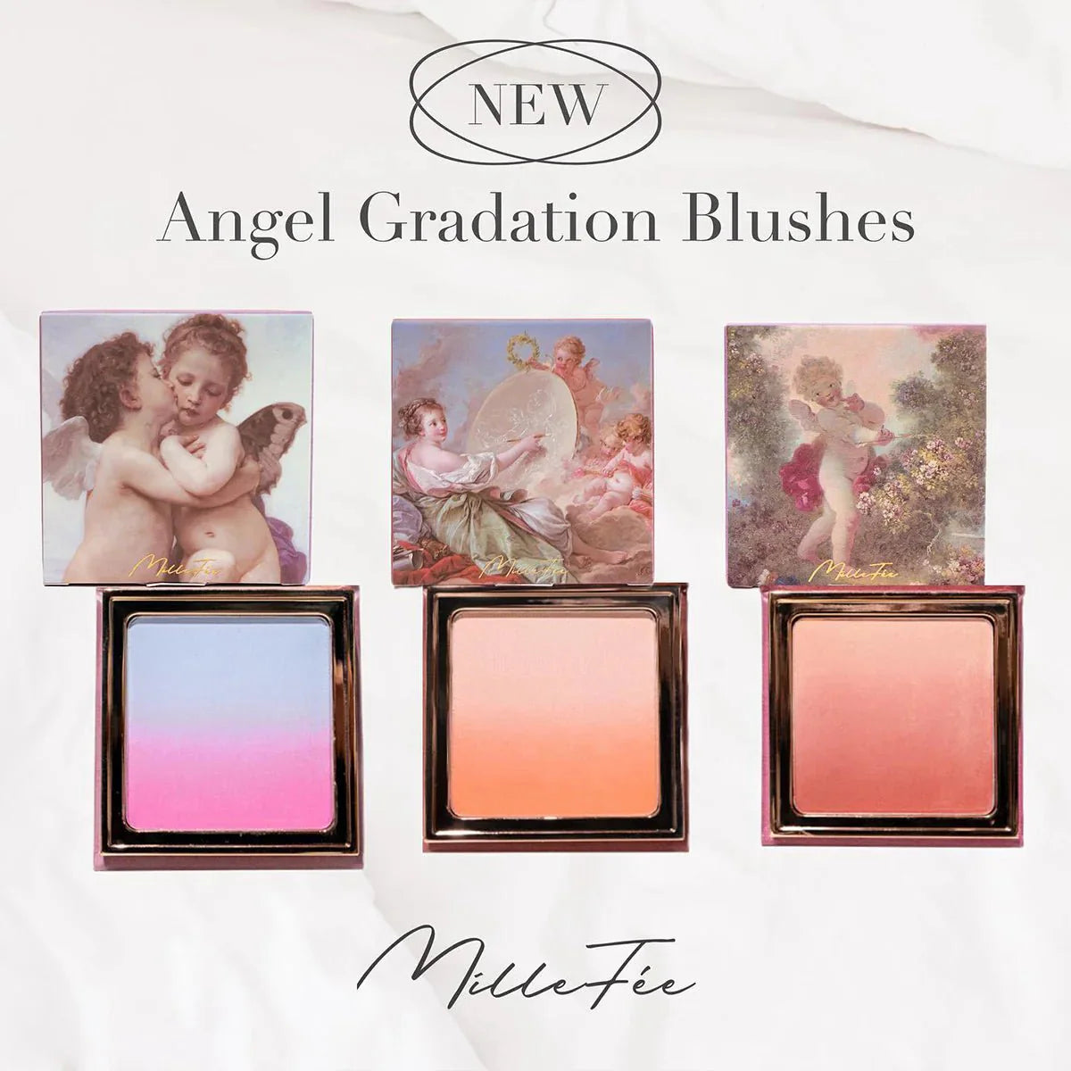 MILLEFEE Angel Gradation Blushes - 02 Allegory Of Painting Health & Beauty oceanbuy beauty markham toronto free ship USA asian korean skincare