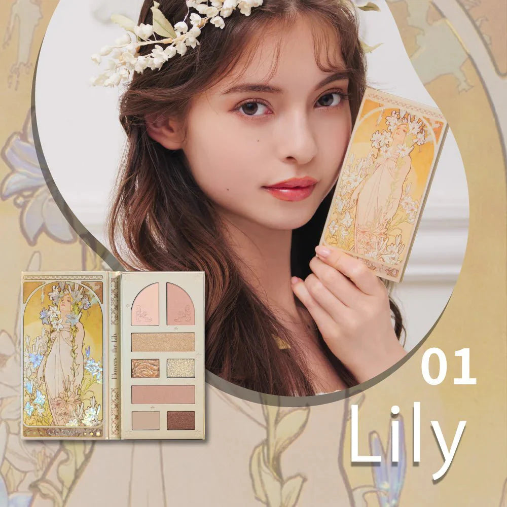 MILLEFEE Lady Flower Multi - use Palette - 01 Lily Health & Beauty oceanbuy beauty markham toronto free ship USA asian korean skincare