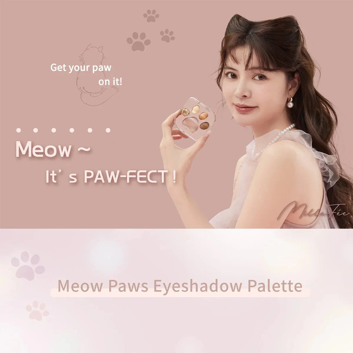 MILLEFEE Meow Paws Eyeshadow Palette - 01 Amaenbo Health & Beauty oceanbuy beauty markham toronto free ship USA asian korean skincare