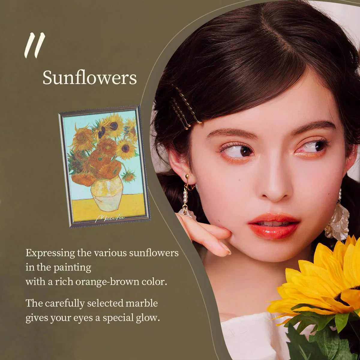 MILLEFEE Painting Shadow Palette - 11 Sunflowers Health & Beauty oceanbuy beauty markham toronto free ship USA asian korean skincare