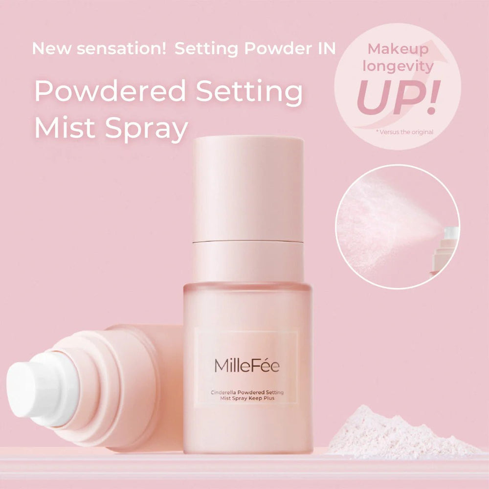 MILLEFEE Cinderella Powdered Setting Mist Spray 40ml Health & Beauty 2