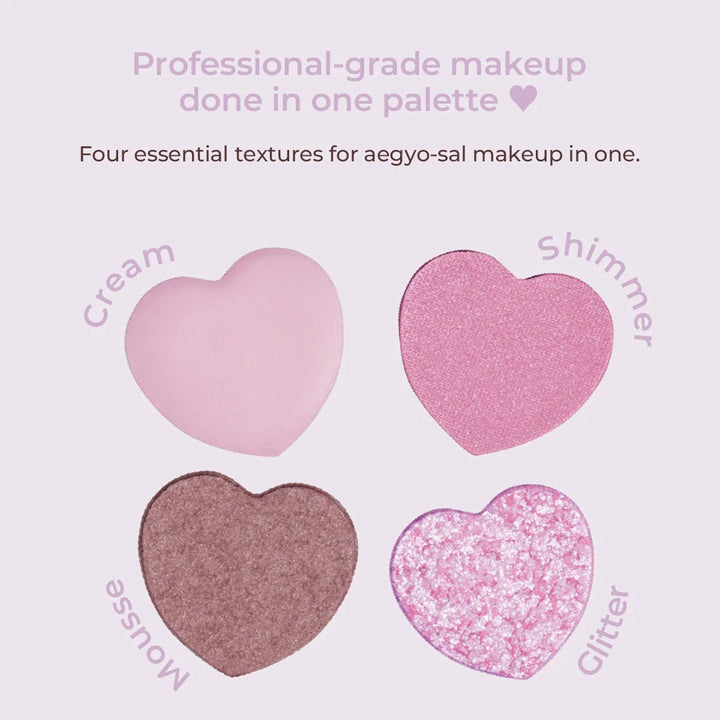 MILLEFEE Under Eye Glam Palette - 02 Strawberry Pink Health & Beauty 4