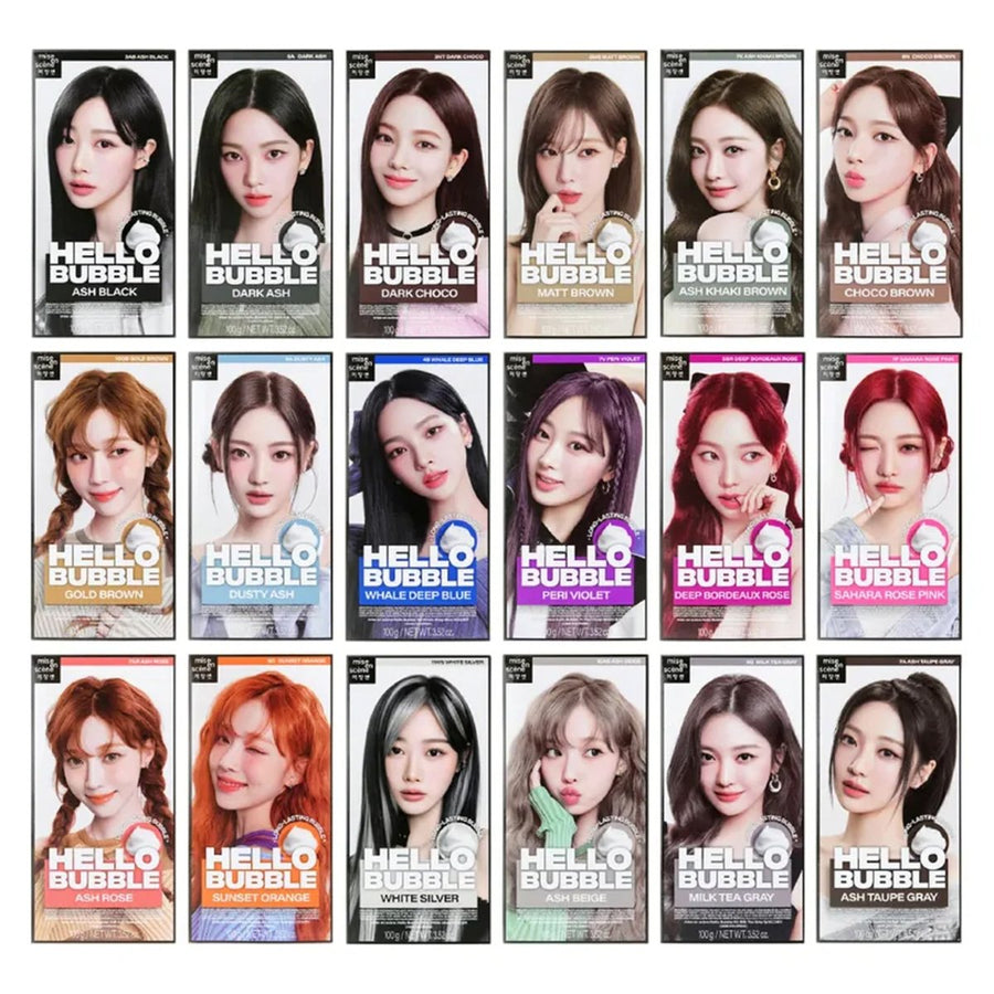 MISE EN SCENE Hello Bubble New Version - 12 Color to Choose Hair oceanbuy beauty markham toronto free ship USA asian korean skincare
