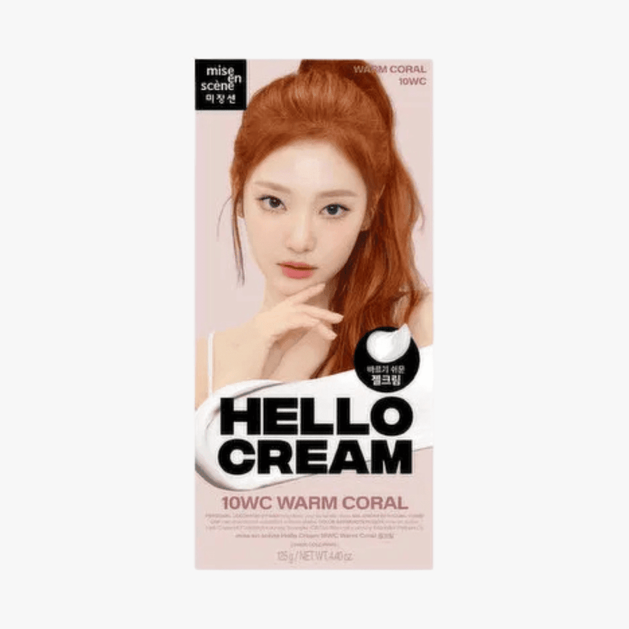 MISE EN SCENE Hello Cream 10WC Warm Coral 2025 (NingNing - Aespa) 125g Hair Color 1