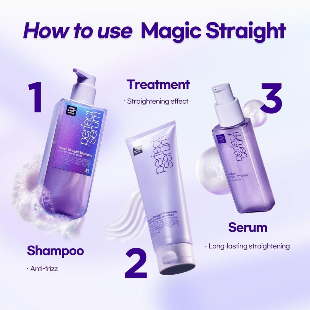 MISE EN SCENE Perfect Serum Magic Straight Shampoo 530ml Hair Care 7