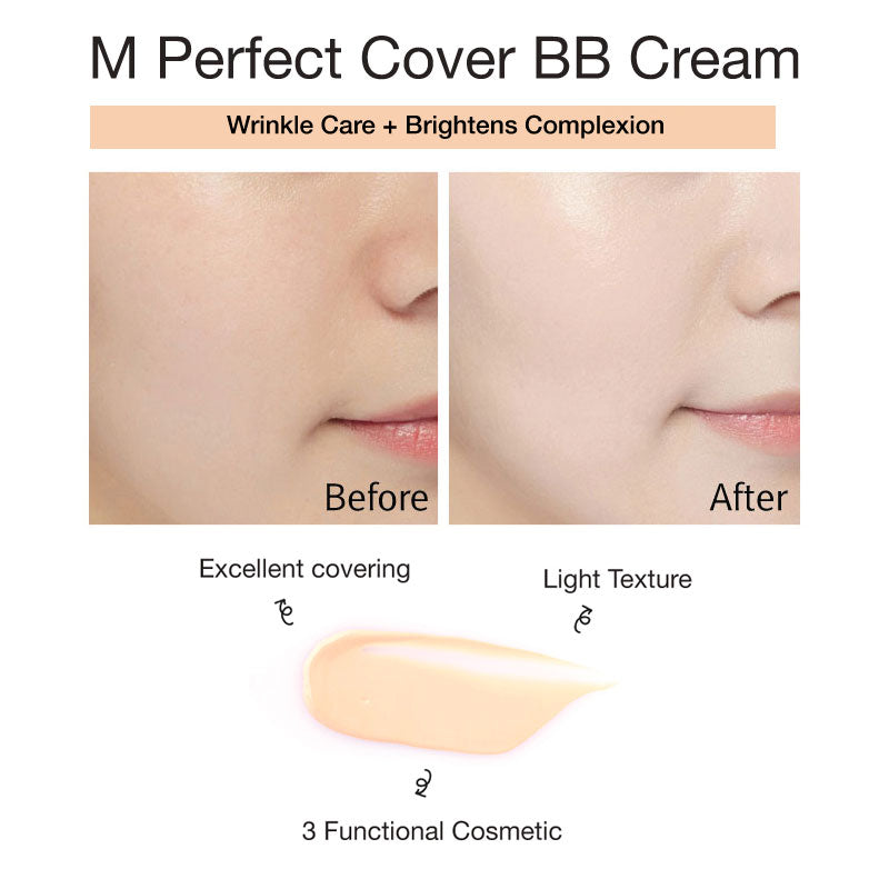 MISSHA M Perfect Cover BB Cream - #21 Light Beige 50ml