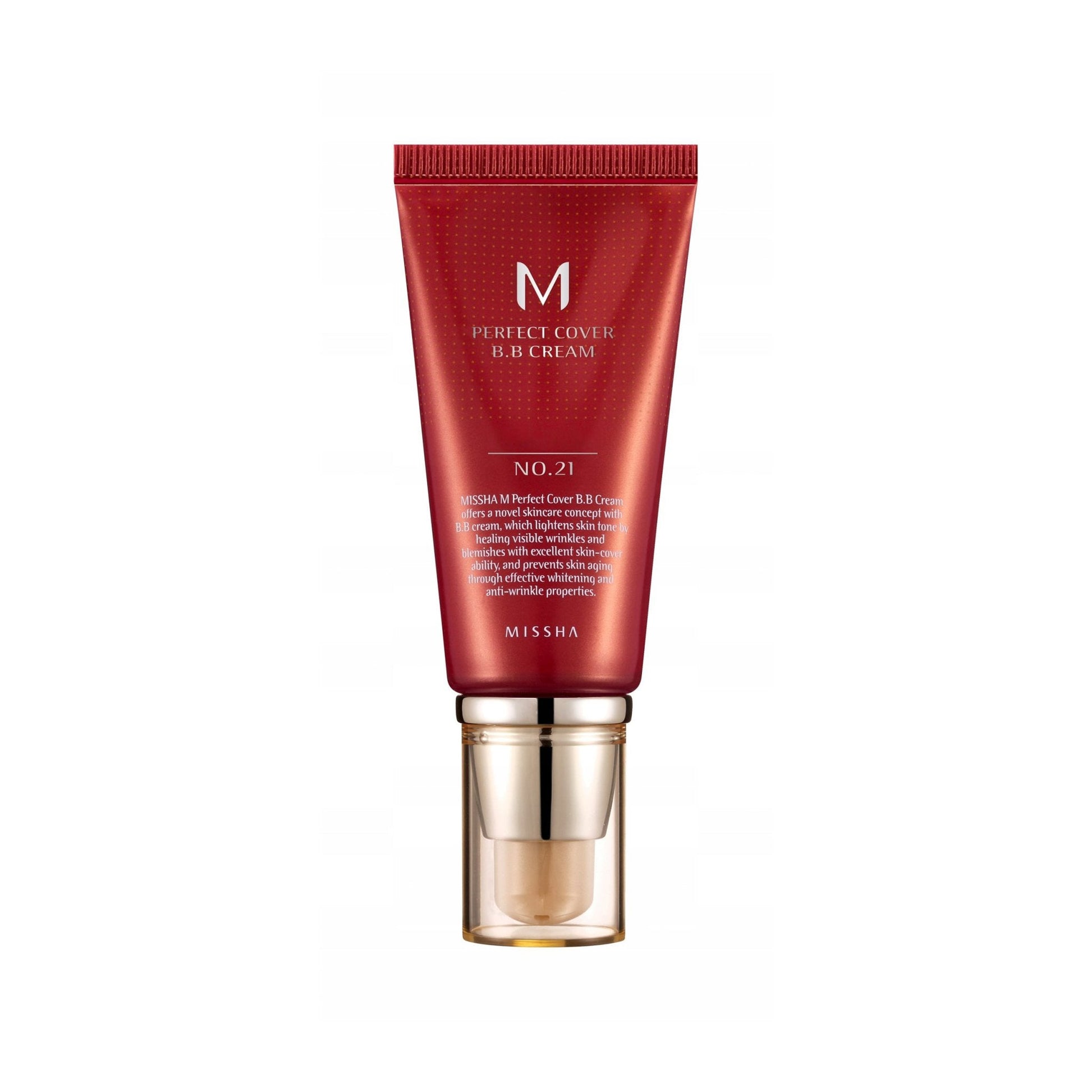 MISSHA M Perfect Cover BB Cream - #21 Light Beige 50ml Health & Beauty oceanbuy.ca markham toronto free ship USA asian korean skincare