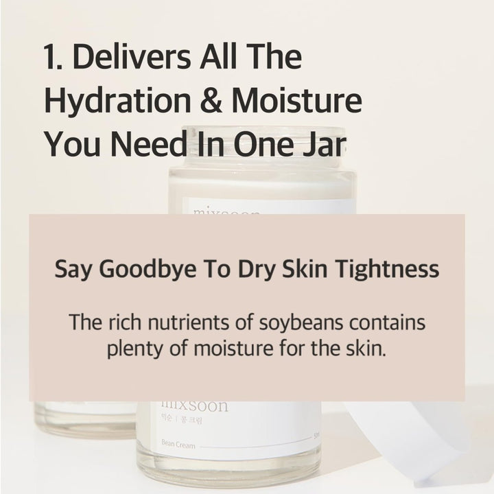 MIXSOON Bean Cream 50ml Health & Beauty oceanbuy.ca markham toronto free ship USA asian korean skincare