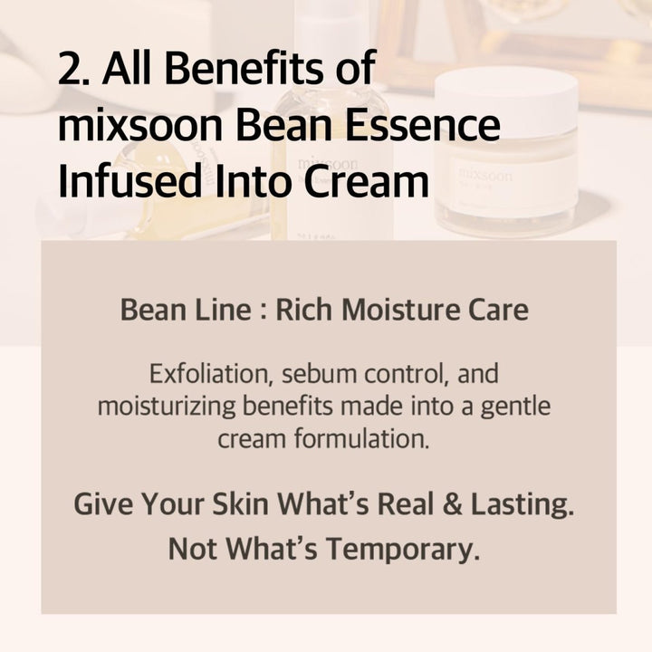 MIXSOON Bean Cream 50ml Health & Beauty oceanbuy.ca markham toronto free ship USA asian korean skincare