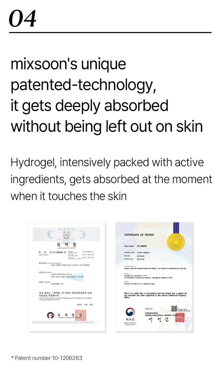 MIXSOON Cica - Hyal Eye Patch 84 g / 2.96 oz. (30 pairs) Eye Patch 14