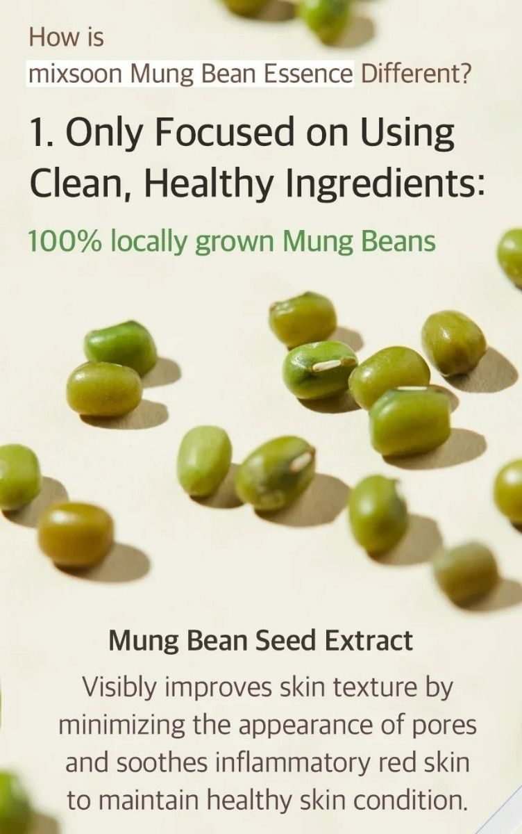 Mixsoon Mung Bean Seed Essence 100ml Serum 4