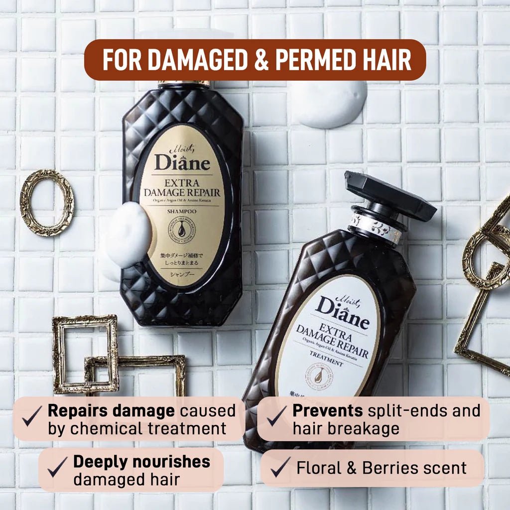 MOIST DIANE Extra Damage Repair Hair Care Set 450ml*2 Hair Care oceanbuy beauty markham toronto free ship USA asian korean skincare