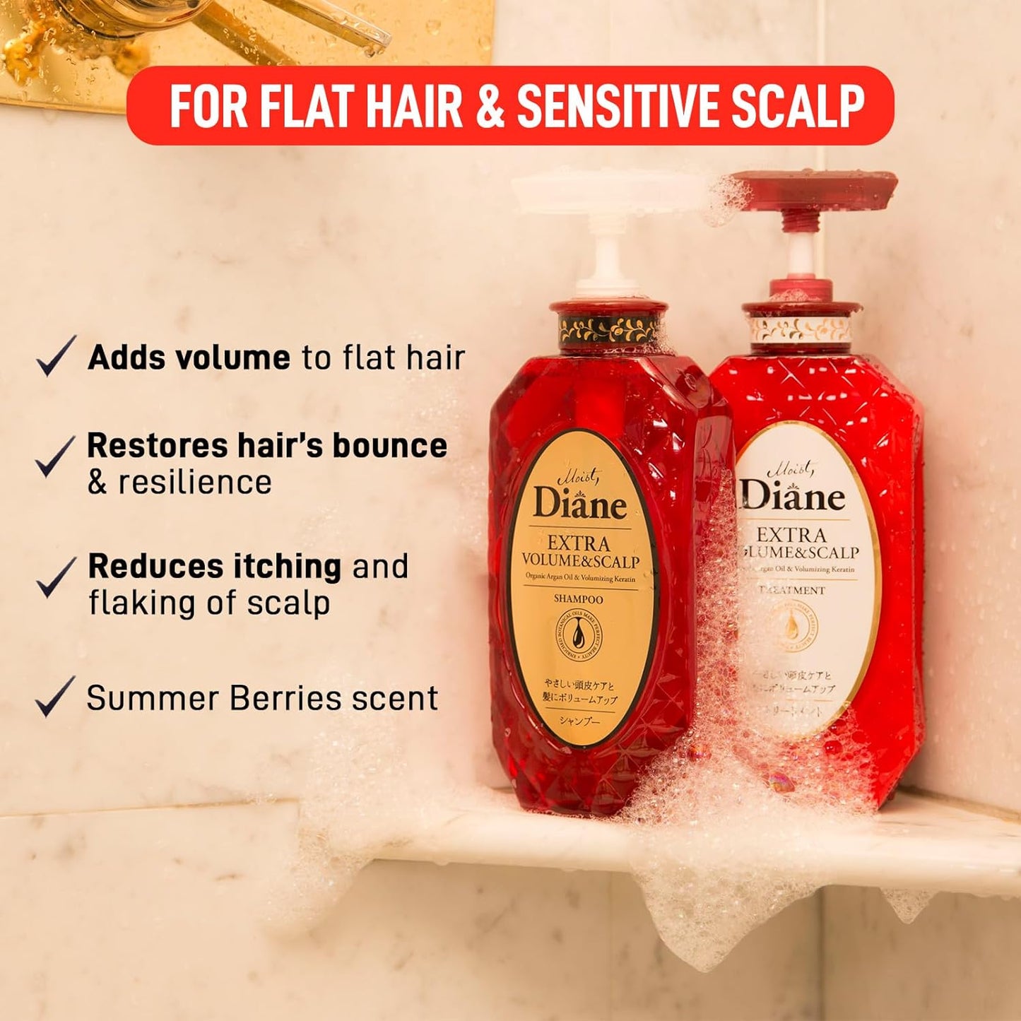 MOIST DIANE Perfect Beauty Extra Volume & Scalp Shampoo 450ml Health & Beauty oceanbuy.ca markham toronto free ship USA asian korean skincare