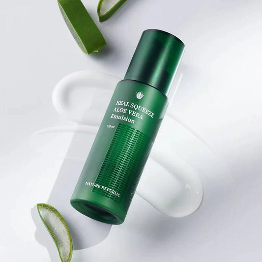 NATURE REPUBLIC Real Squeeze Aloe Vera Emulsion 130mlHealth & Beautyoceanbuy.ca markham toronto free ship USA asian korean skincare