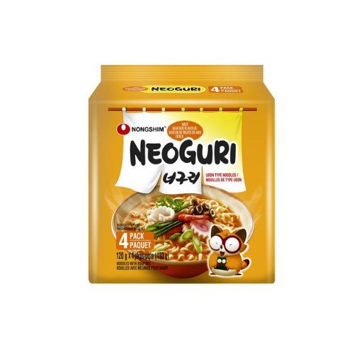 NONGSHIM Neoguri Mild Seafood Flavor Family Pack 120g*4Packs Food, Beverages & Tobacco oceanbuy.ca markham toronto free ship USA asian korean skincare