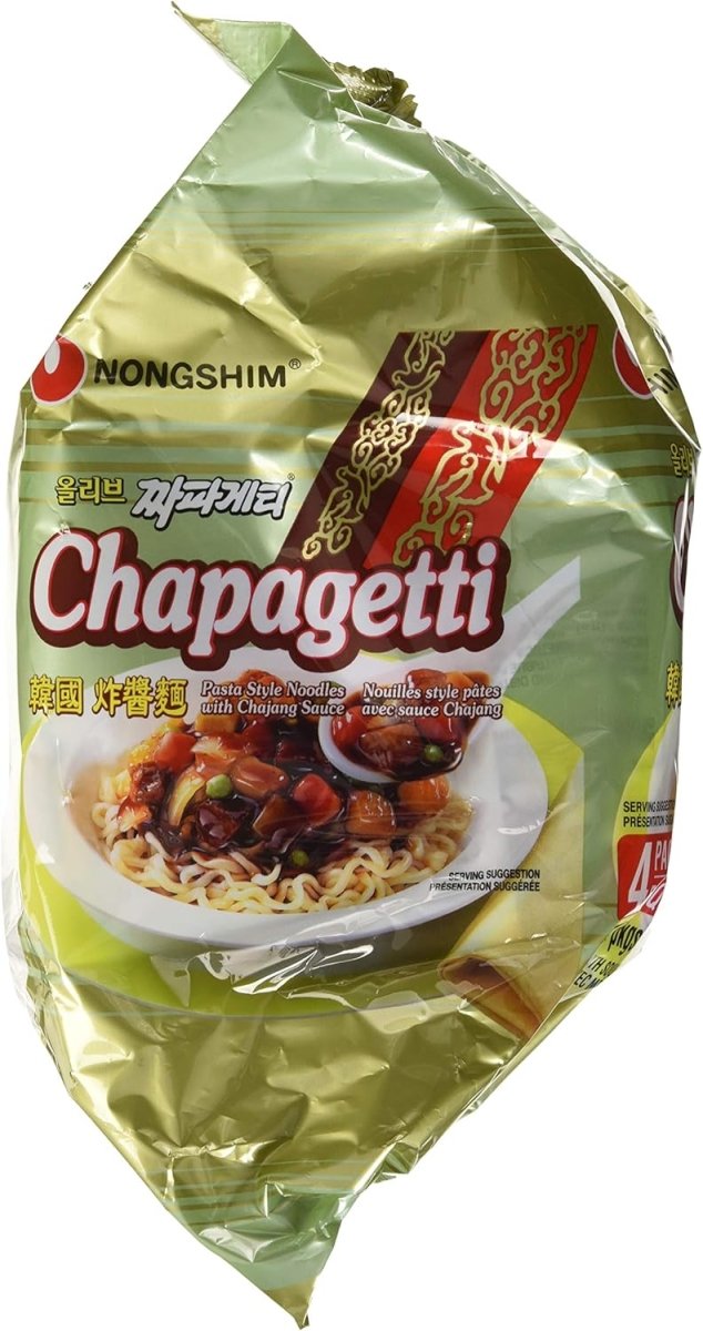 Nongshim Chapagetti Pasta Style Noodles 508 Gram (Pack of 4) Pasta & Noodles oceanbuy beauty markham toronto free ship USA asian korean skincare